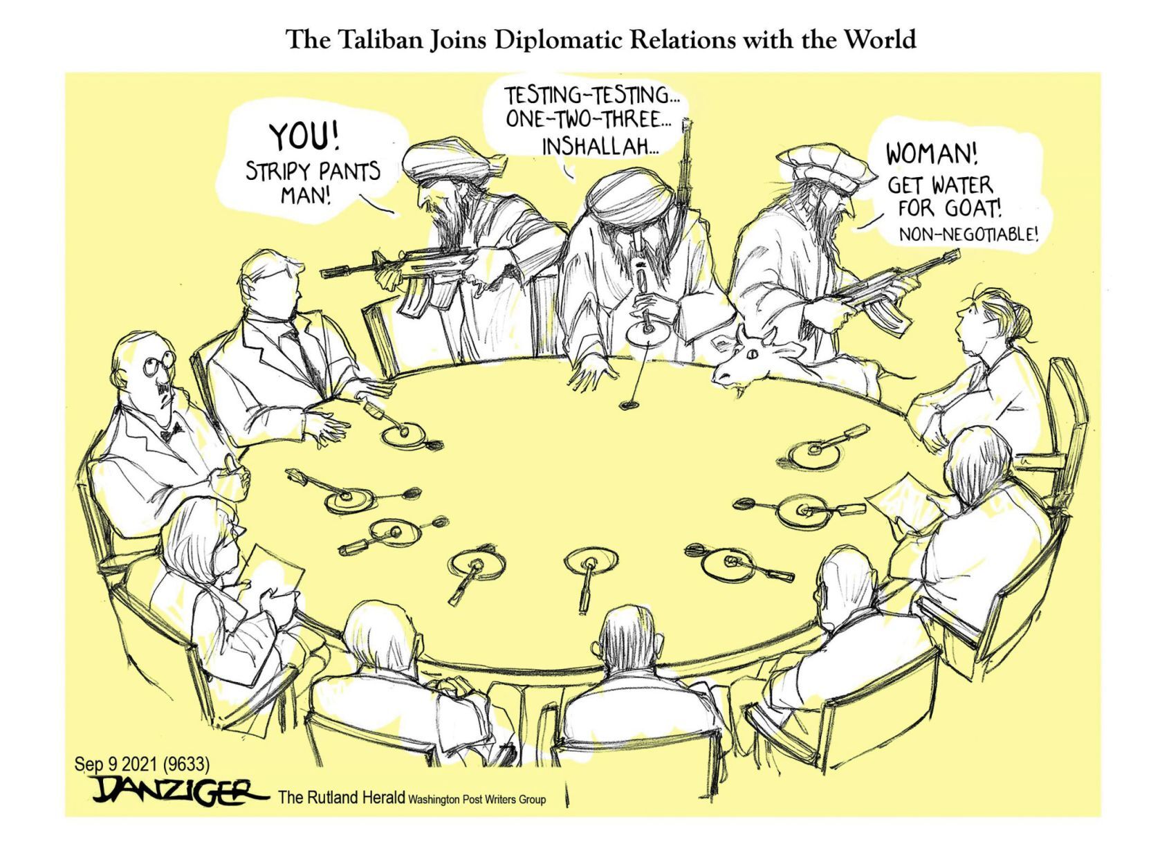 Jeff Danziger cartoon